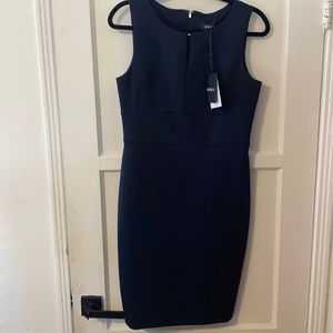 DKNY Navy Blue Dress women’s SZ 6. NWT